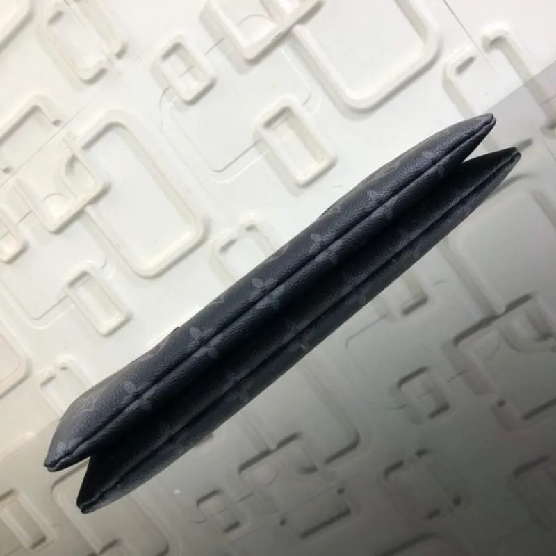 LV M62048 Louis Vuitton Daily Pouch Monogram Eclipse Canvas Bag M62942