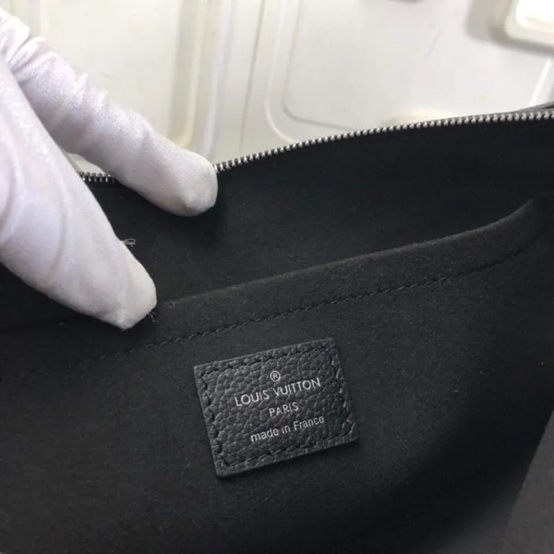 LV M62048 Louis Vuitton Daily Pouch Monogram Eclipse Canvas Bag M62942