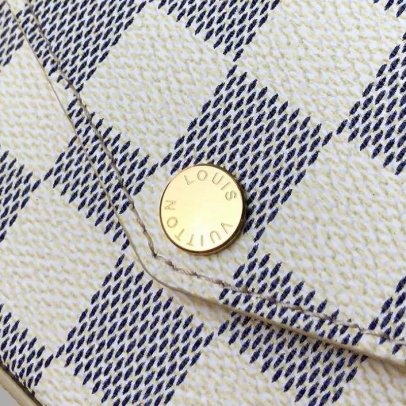 LV M61276 Louis Vuitton Felicie Pochette Bag Damier Azur