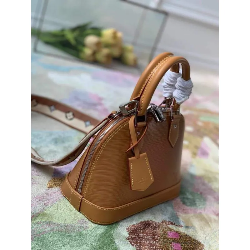 LV M57540 Louis Vuitton Alma BB Handbag Honey Gold