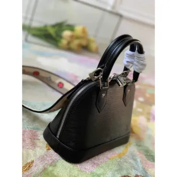LV M57540 Louis Vuitton Alma BB Handbag Black