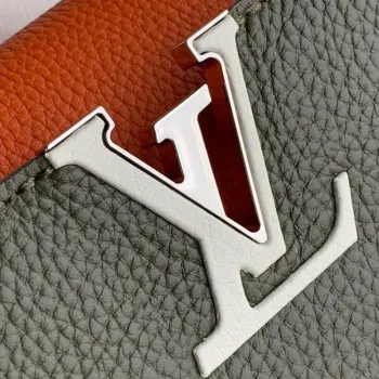 LV M57523 Louis Vuitton Capucines MM Bag Green