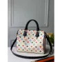 LV M57466 Louis Vuitton GAME ON Speedy Bandouliere 25 Bag White