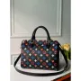 LV M57466 Louis Vuitton GAME ON Speedy Bandouliere 25 Bag Black