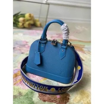 LV M57426 Louis Vuitton Alma BB Handbag Blue