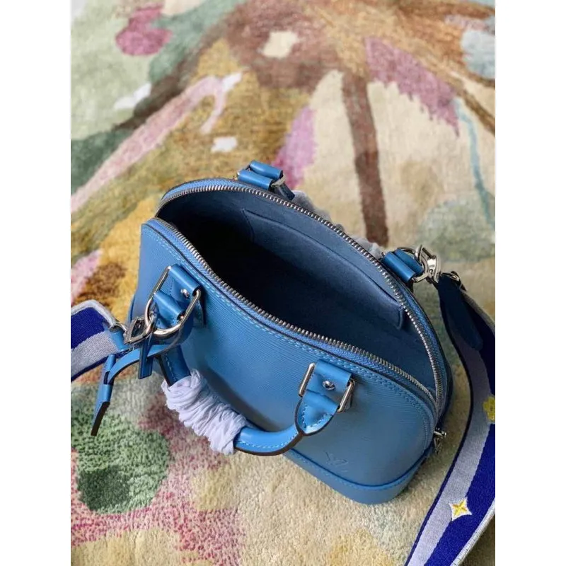 LV M57426 Louis Vuitton Alma BB Handbag Blue