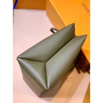 LV M57345 Louis Vuitton M57346 Lockme Shopper M57347 Bag Grained Calf Leather Green