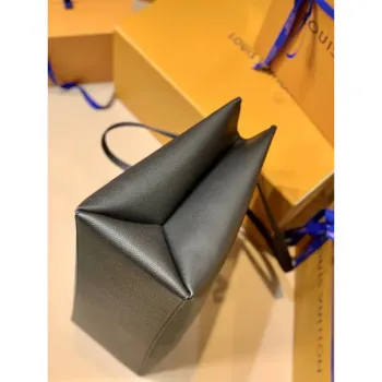 LV M57345 Louis Vuitton M57346 Lockme Shopper M57347 Bag Grained Calf Leather Black