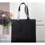 LV M57308 Louis Vuitton Tote Bag Black Grained Calf Leather