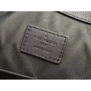 LV M57308 Louis Vuitton Tote Bag Black Grained Calf Leather