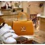 LV M57136 Louis Vuitton Twist one Handle PM M57093 Taurillon Leather Saffron