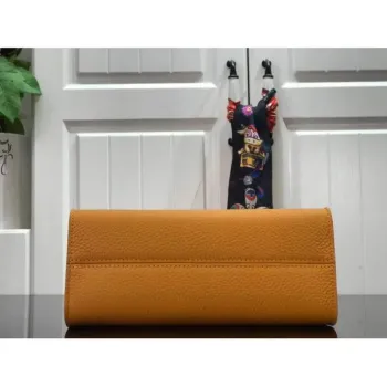 LV M57136 Louis Vuitton Twist one Handle PM M57093 Taurillon Leather Saffron