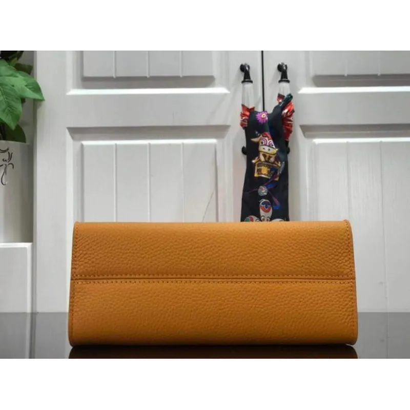 LV M57136 Louis Vuitton Twist one Handle PM M57093 Taurillon Leather Saffron