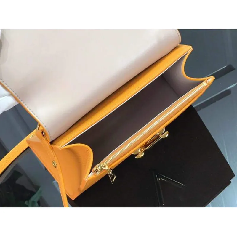 LV M57136 Louis Vuitton Twist one Handle PM M57093 Taurillon Leather Saffron