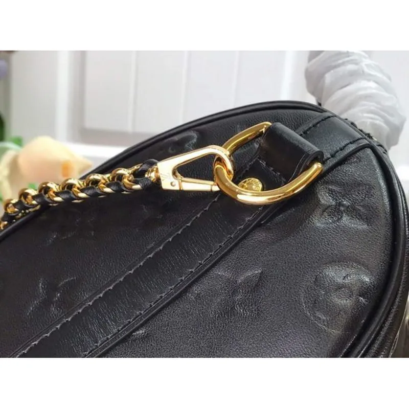 LV M57111 Louis Vuitton Speedy BB Handbag Black