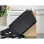 LV M57081 Louis Vuitton Sling Bag Black Grained Calf Leather