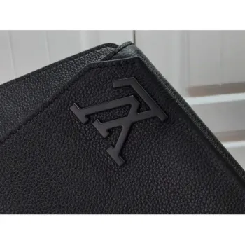LV M57081 Louis Vuitton Sling Bag Black Grained Calf Leather