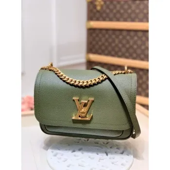 LV M57067 Louis Vuitton M57072 Lockme Chain PM Shoulder Bags in Monogram Green