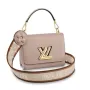LV M57049 Louis Vuitton Twist PM Bag Epi Leather Galet