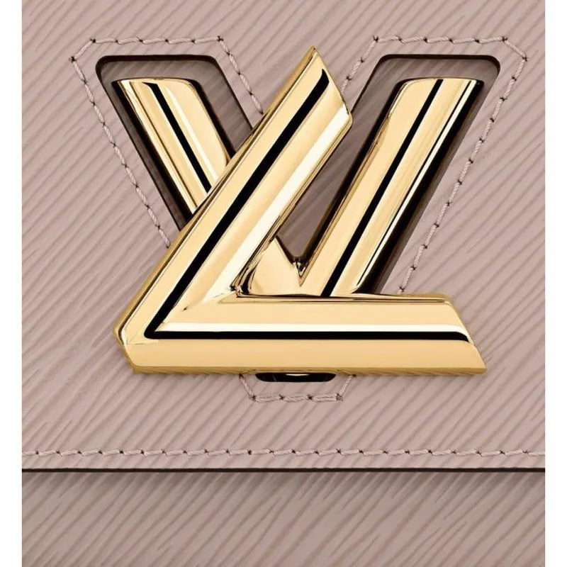 LV M57049 Louis Vuitton Twist PM Bag Epi Leather Galet