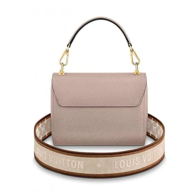 LV M57049 Louis Vuitton Twist PM Bag Epi Leather Galet