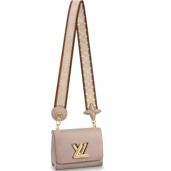 LV M57049 Louis Vuitton Twist PM Bag Epi Leather Galet