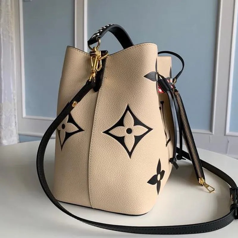 LV M56889 Louis Vuitton LV CRAFTY NéONOé MM M56888 Bag Cream