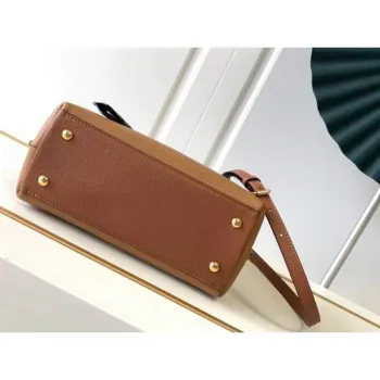 LV M56645 Louis Vuitton Lockme Ever BB Handbag M56321 Caramel Brown