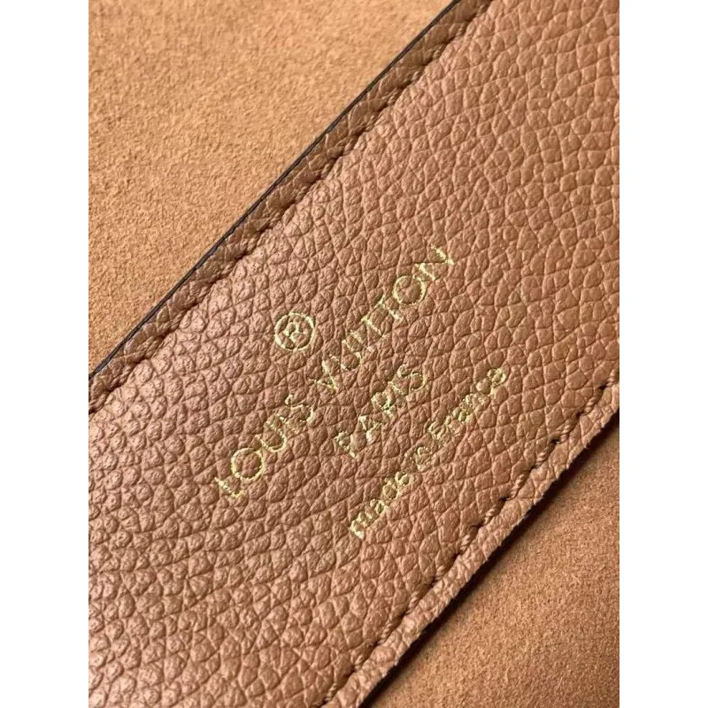 LV M56645 Louis Vuitton Lockme Ever BB Handbag M56321 Caramel Brown