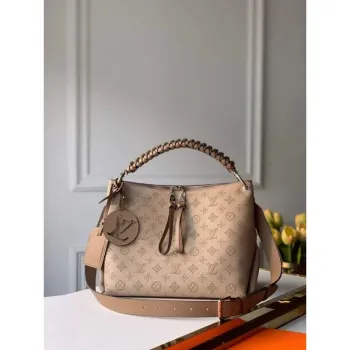 LV M56084 Louis Vuitton M56073 Beaubourg Hobo MM Mahina Galet Grey