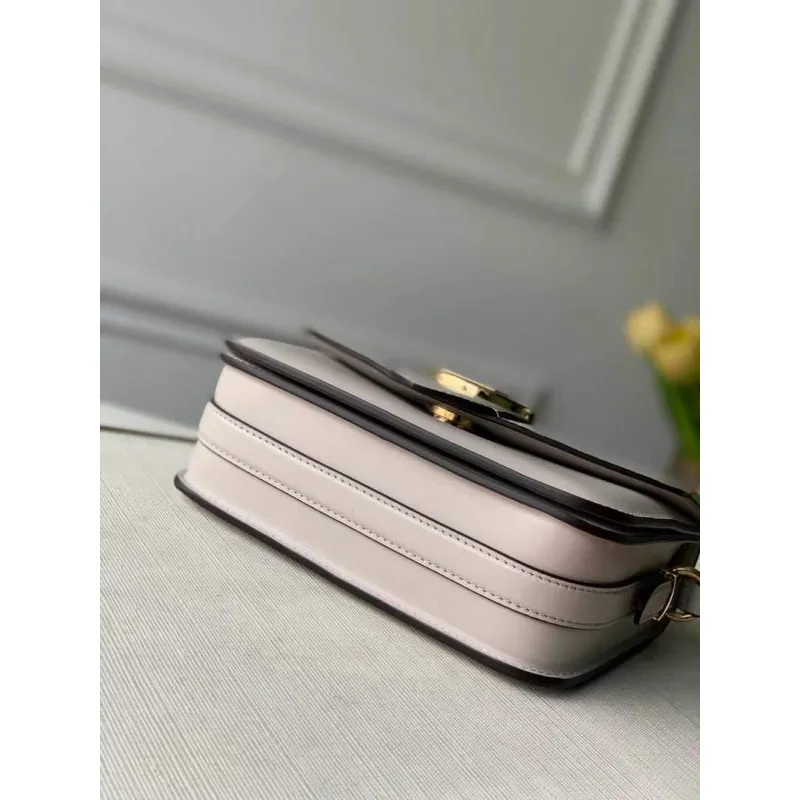 LV M55950 Louis Vuitton Pont 9 High End Leathers Bag Cream