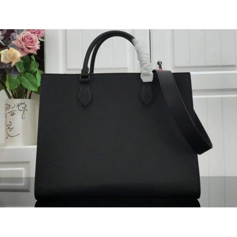 LV M55846 Louis Vuitton Lockme Tote MM Leathers M55818 Bag Black