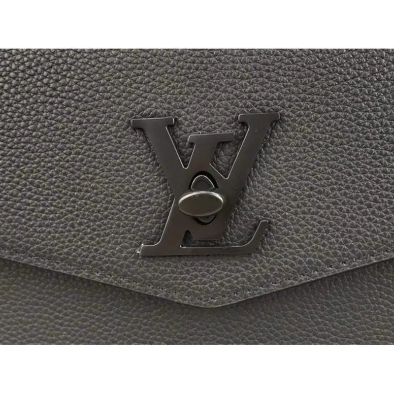 LV M55846 Louis Vuitton Lockme Tote MM Leathers M55818 Bag Black