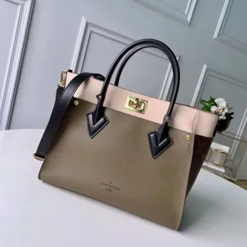 LV M55302 Louis Vuitton M53823  on My Side High end Leathers Tote Bag Laurier Green