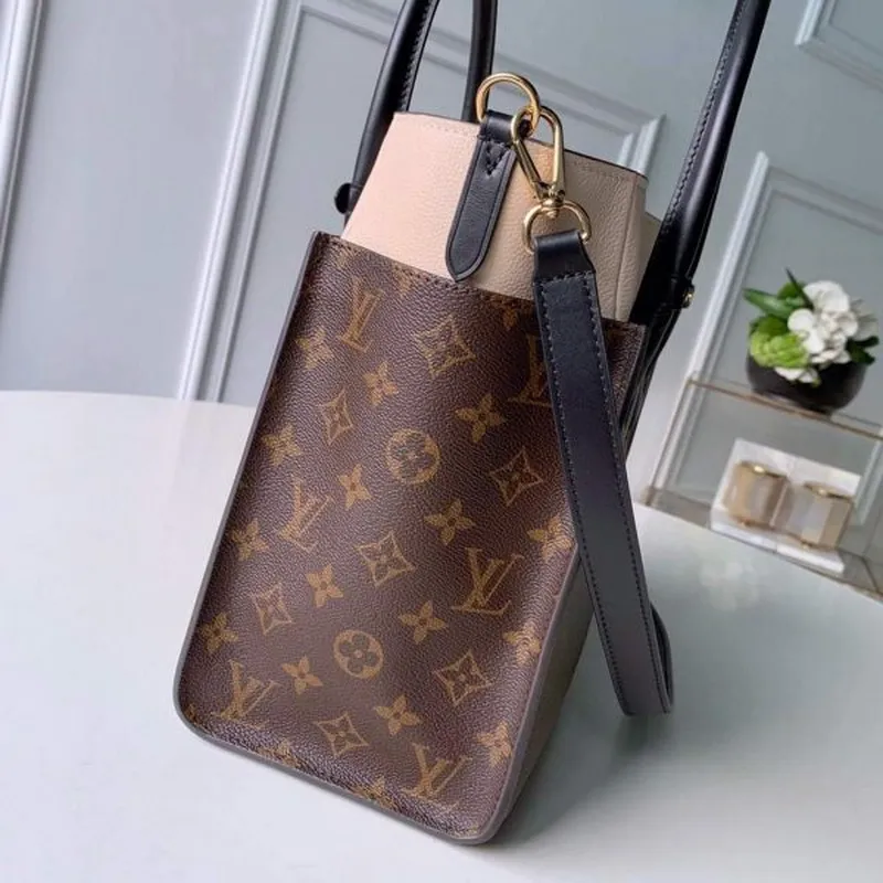 LV M55302 Louis Vuitton M53823  on My Side High end Leathers Tote Bag Laurier Green