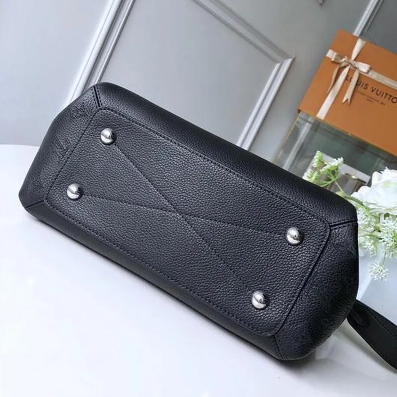 LV M55029 Louis Vuitton Haumea Mahina Bag M55031 Magnolia Black