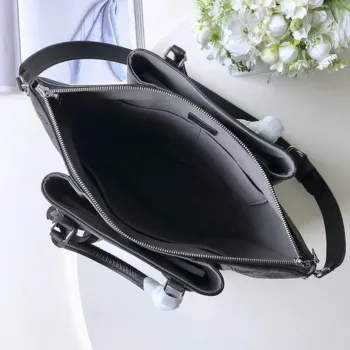 LV M55029 Louis Vuitton Haumea Mahina Bag M55031 Magnolia Black