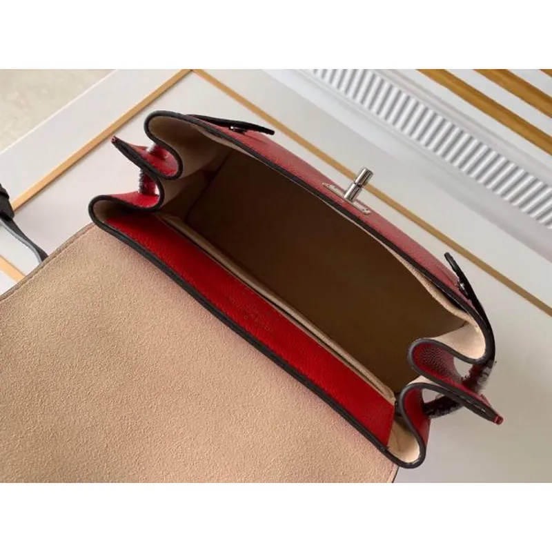 LV M53950 Louis Vuitton Lockme Ever BB Handbag M56645 Red