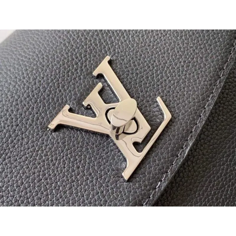 LV M53937 Louis Vuitton Lockme Ever BB Handbag Black