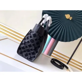 LV M53826 Louis Vuitton M53825 on My Side High end Leathers Tote bag Black