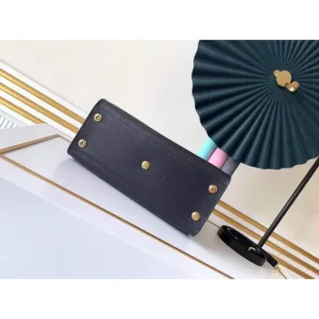 LV M53826 Louis Vuitton M53825 on My Side High end Leathers Tote bag Black