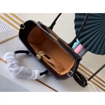 LV M53826 Louis Vuitton M53825 on My Side High end Leathers Tote bag Black