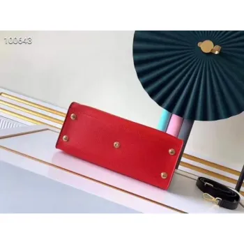 LV M53824 Louis Vuitton M55302 on my side M53826 High end Leathers Tote Bag Red