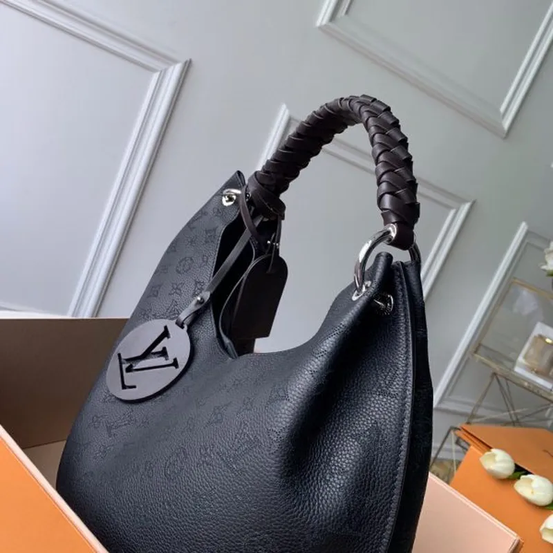 LV M52950 Louis Vuitton Carmel Mahina M53188 Bag Black