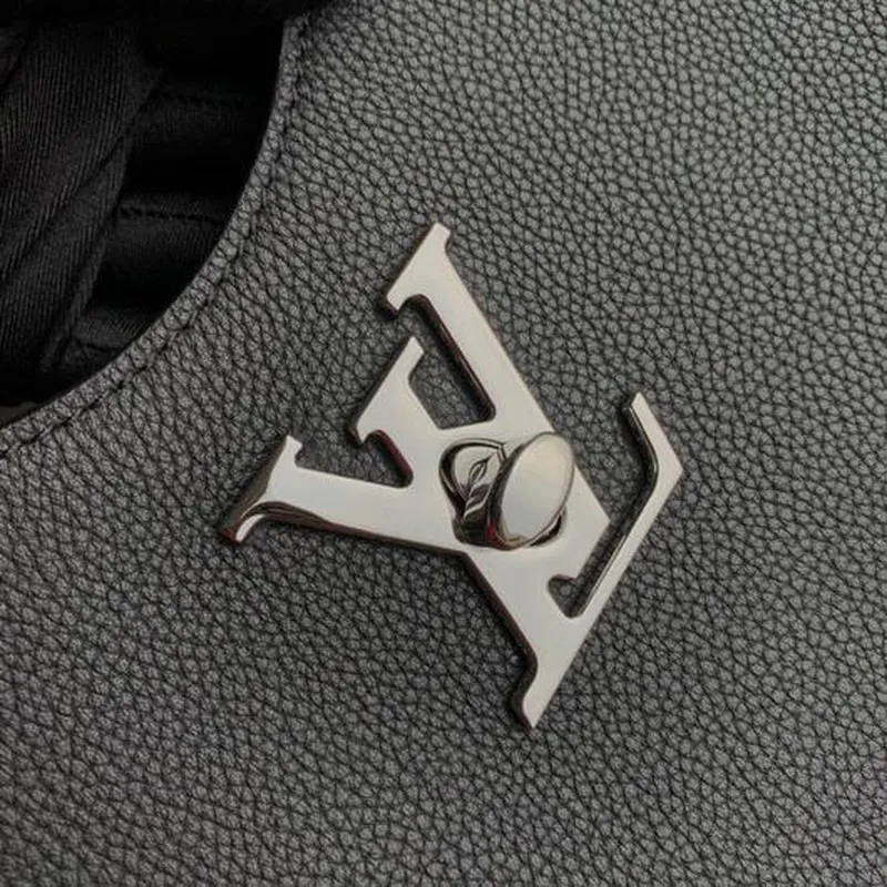 LV M52776 Louis Vuitton Lockme Hobo Bag M44330 Soft calfskin Black