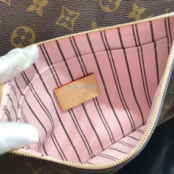 LV M50366 Louis Vuitton Neverfull MM Monogram M41178 Bag Pink