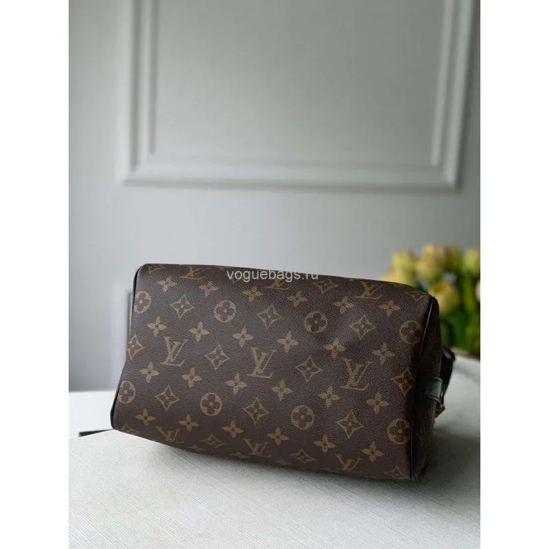 LV M48285 Louis Vuitton Speedy Bandouliere 25 Bag Monogram Canvas M41113 Black