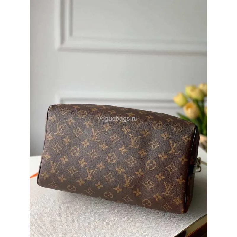 LV M48284 Louis Vuitton Speedy Bandouliere 30 Bag Monogram Canvas M41112 Black