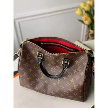 LV M48284 Louis Vuitton Speedy Bandouliere 30 Bag Monogram Canvas M41112 Black