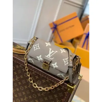 LV M45836 Louis Vuitton M45859  Favorite Monogram Empreinte leather M45813 Gray Cream